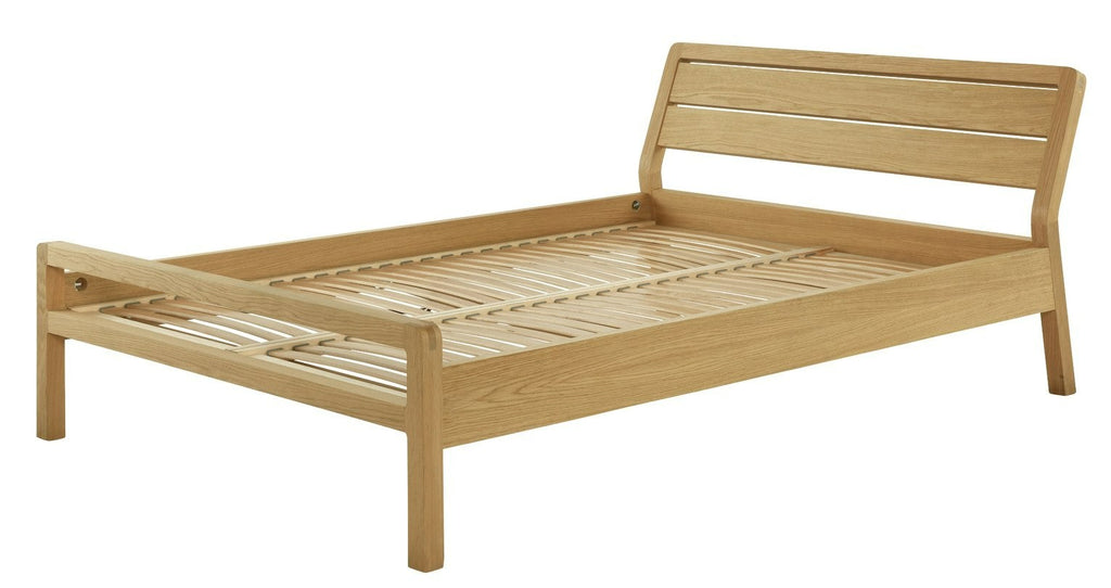Radius Kingsize Wooden Bed Frame - Oak ( B Grade )