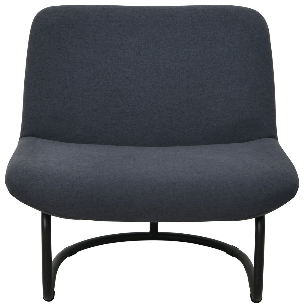 Oskar Fabric Accent Chair - Grey | Modern accent chair