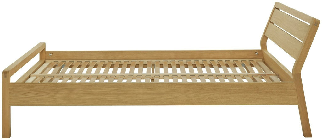 Radius Kingsize Wooden Bed Frame - Oak | Kingsize bed frame