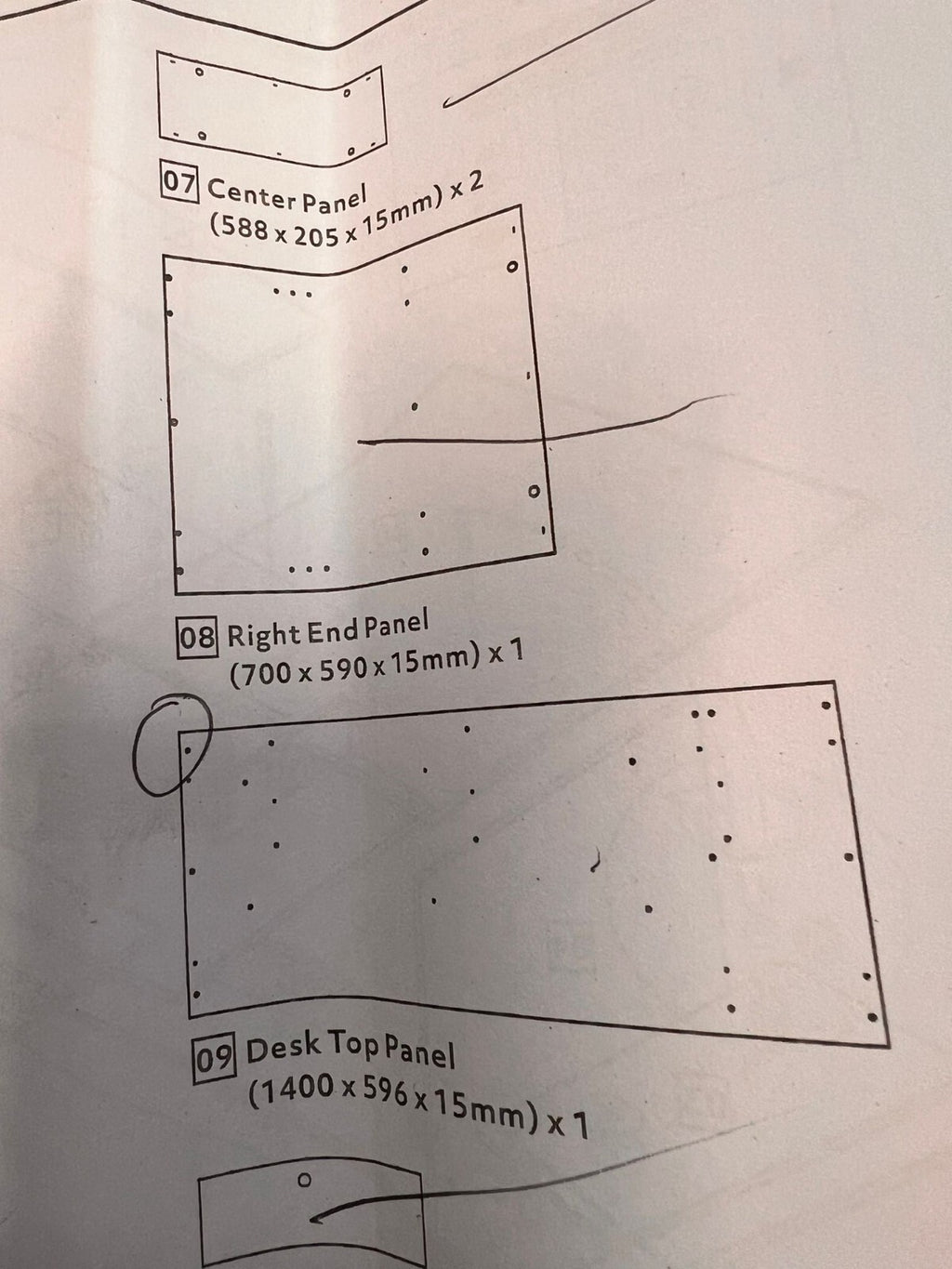 Gaming Desk - Black  ( B Grade 4836 - 4838 )