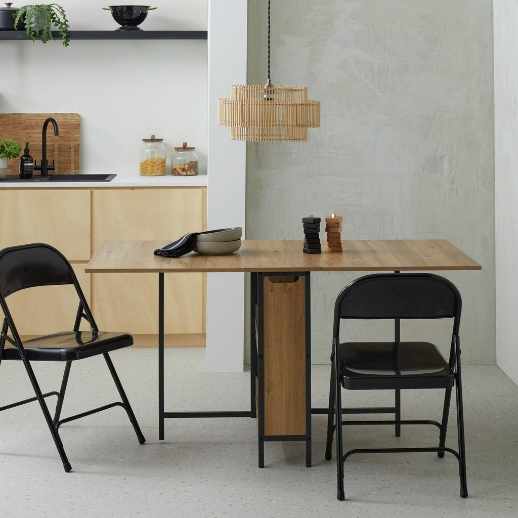 Loft Living Folding 4-6 Seater Dining Table - Oak ( B Grade 57942 )