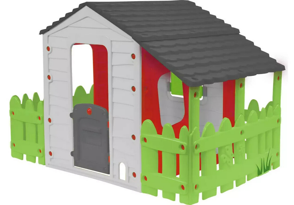 Chad Valley Farm House | Kids Playhouse Outdoor Garden Toy Pretend Play