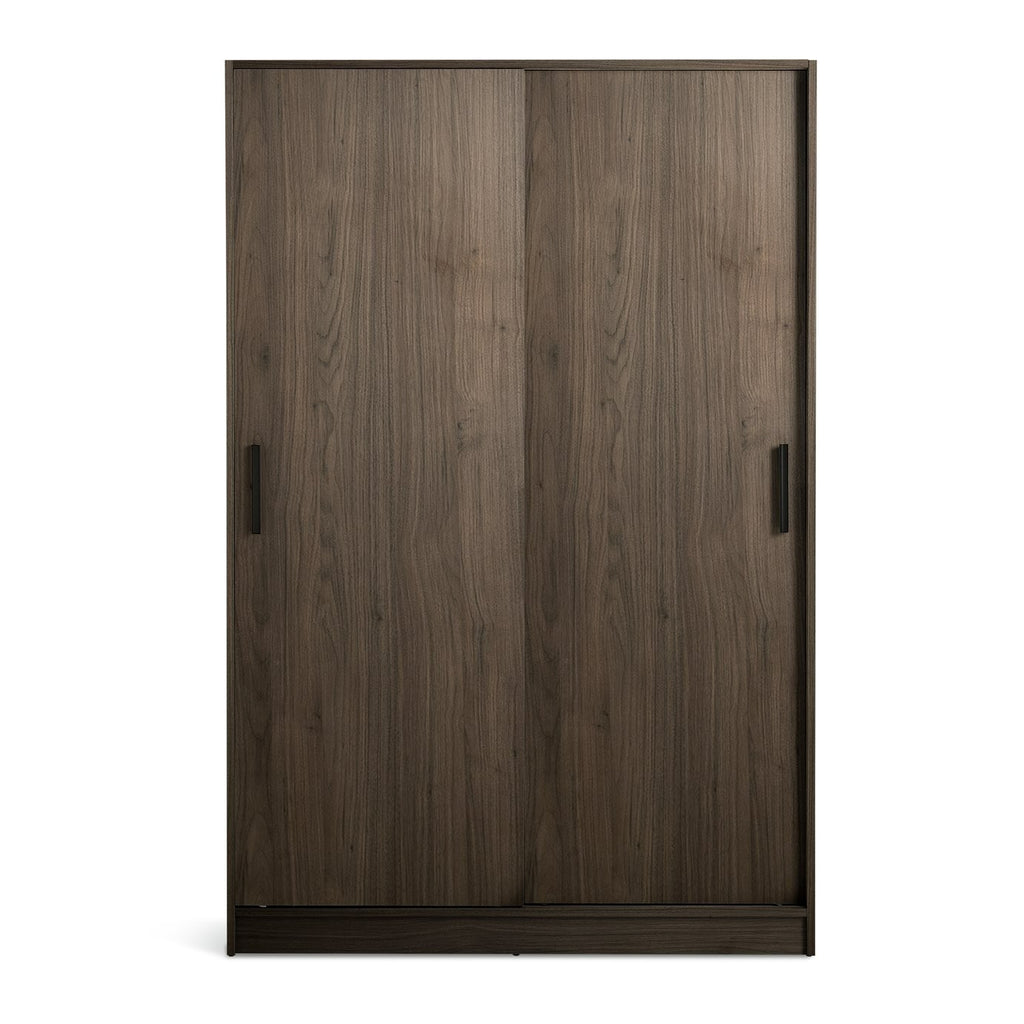 Home Nova 2 Door Sliding Wardrobe - Walnut | 2 door sliding wardrobe
