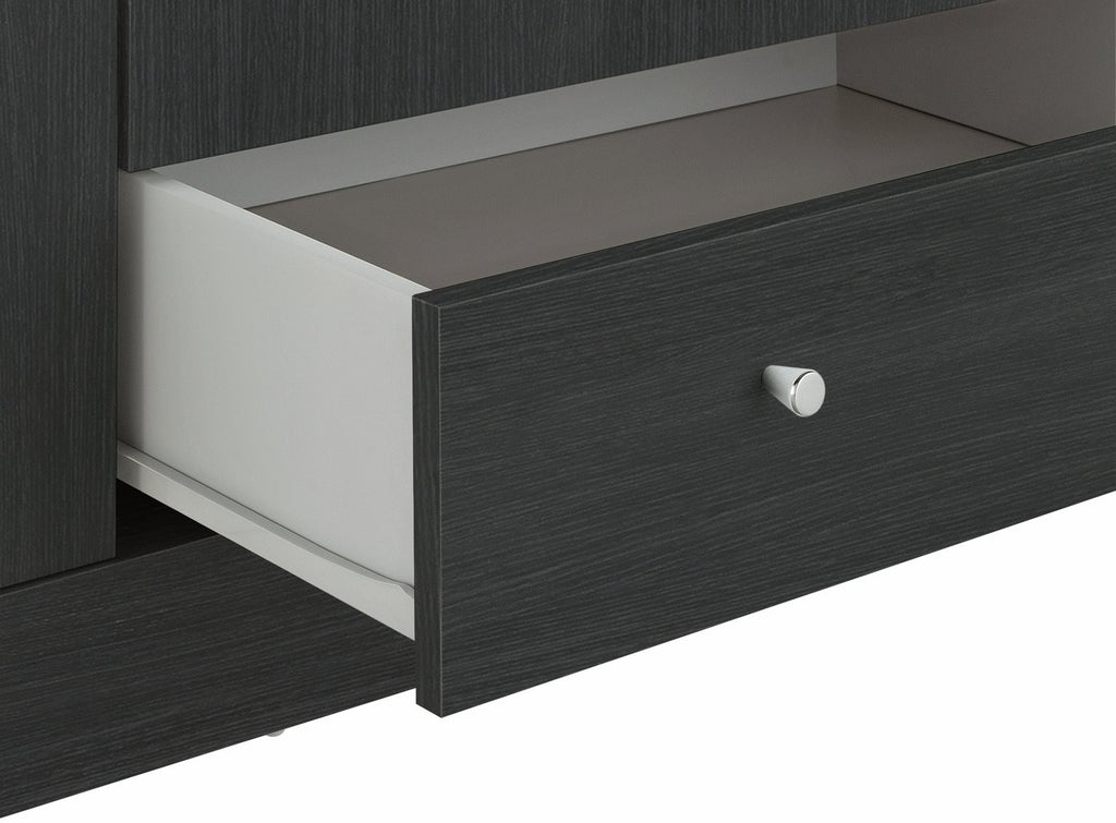 Home Malibu 4 Door 3 Drawer Wardrobe - Black Oak Eff | Combination wardrobe