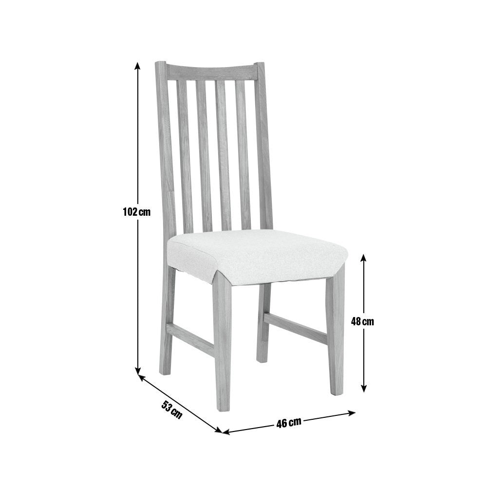 Rosmond Pair of 2 Oak Dining Chairs | dining room chairs