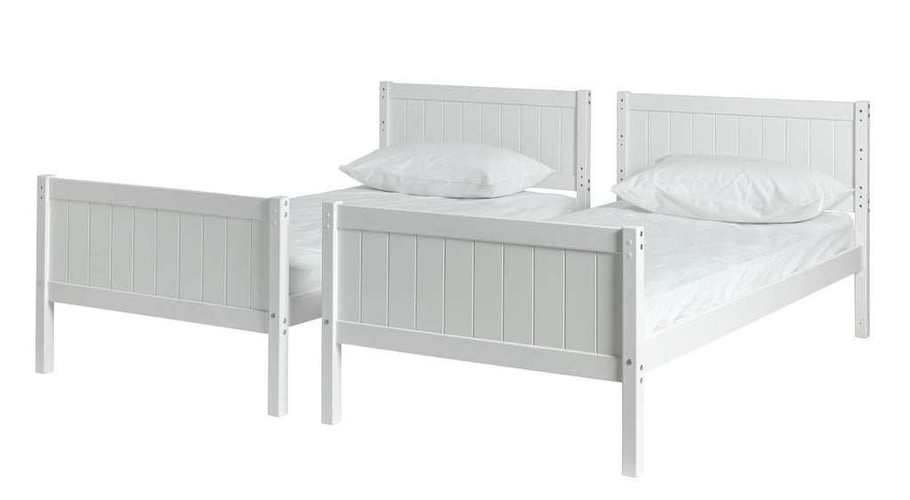 Detachable Bunk Bed-White | Convertible bunk bed