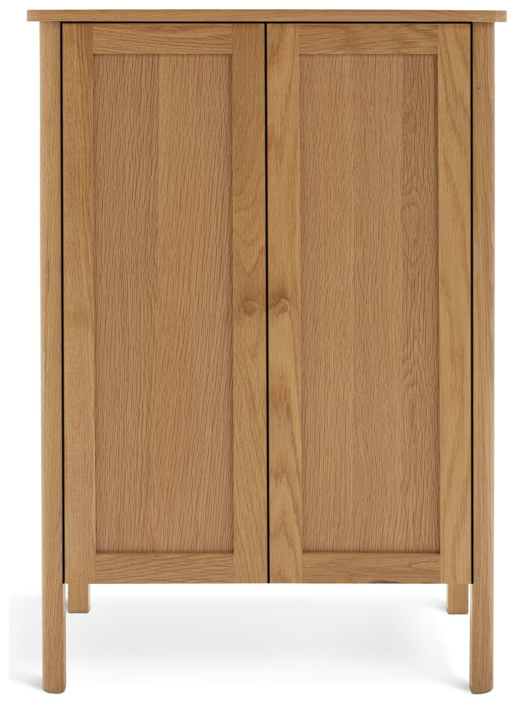 Kent 2 Door Shoe Storage Cabinet - Oak ( B Grade 33939 )