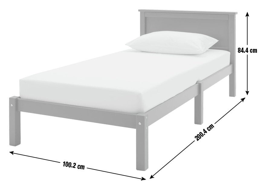 Habitat Brooklyn Single Bed Frame and Drawer - Green | Modern Bedroom Kids Room