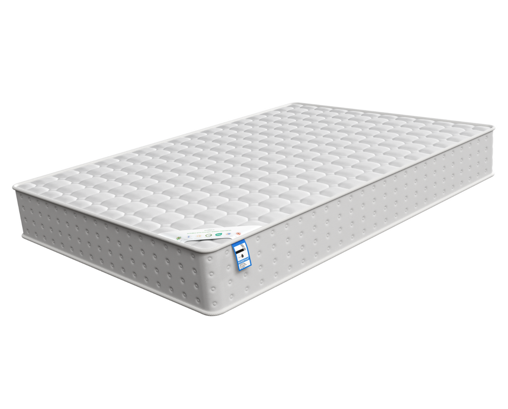 Home Skylar Double Bed Frame White | Sturdy Bedroom Furniture Base with Mattress