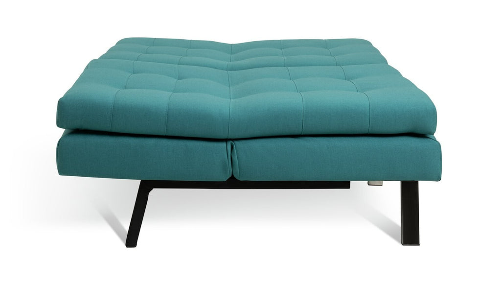 Duo Fabric Clic Clac Sofa Bed - Teal ( B Grade )
