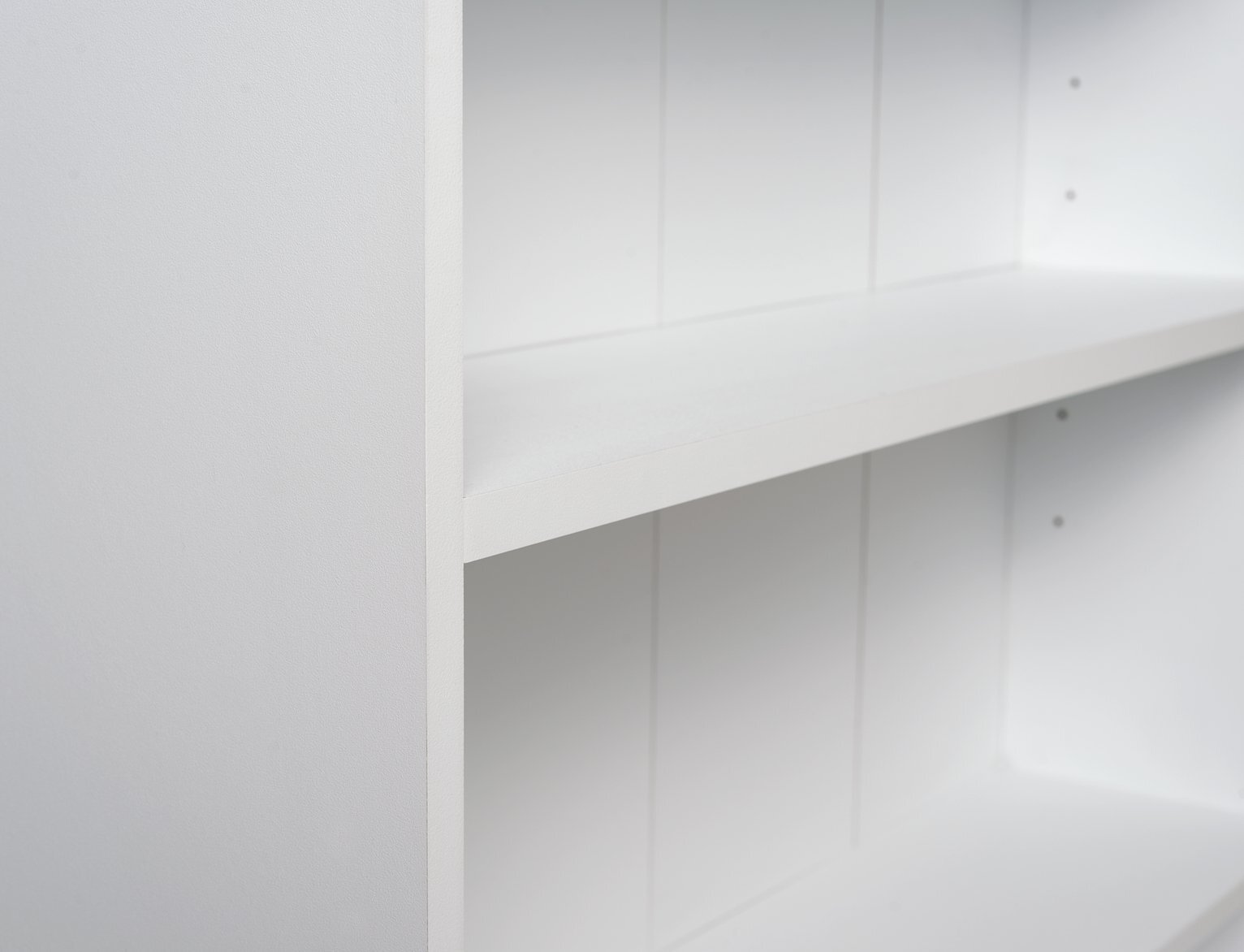 Maine 6 Shelf Bookcase - Shelving Storage Unit Display Cabinet - White