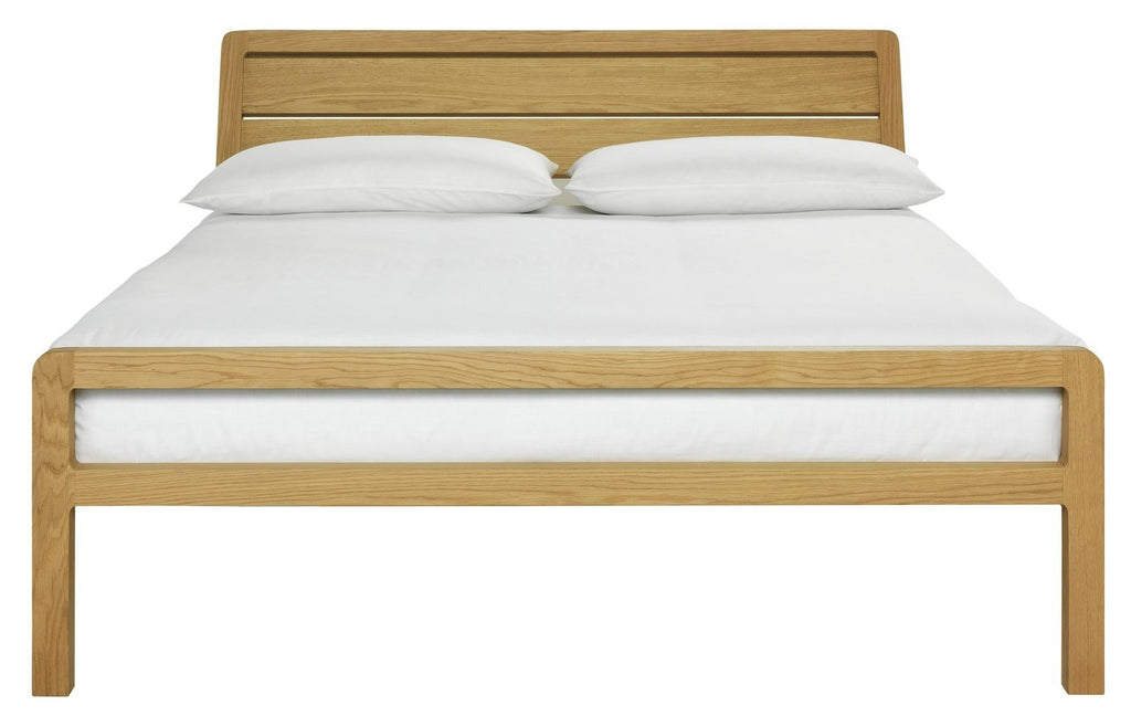 Radius Kingsize Wooden Bed Frame - Oak ( B Grade )