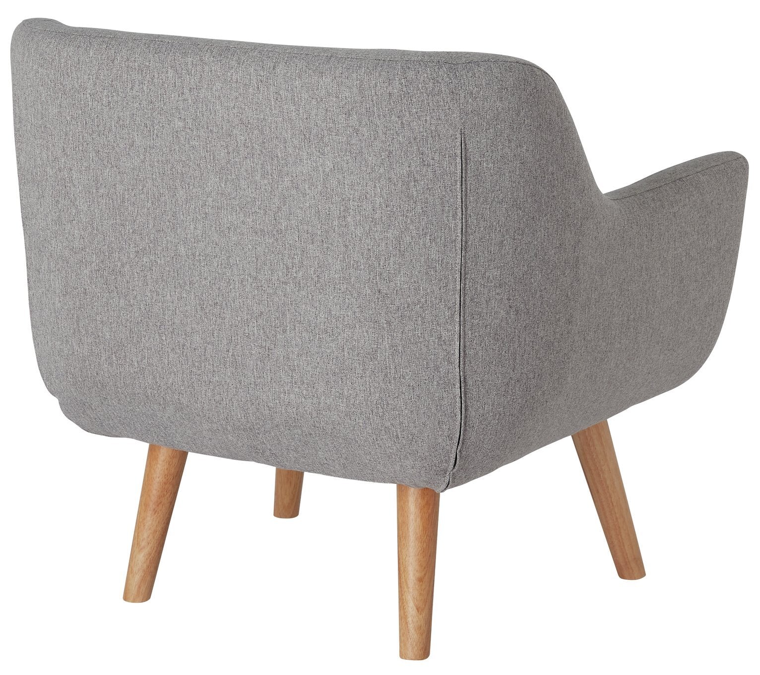 Habitat Nellie Fabric Accent Chair - Grey