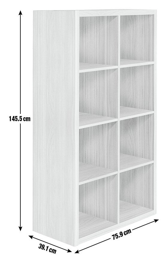 Squares Plus 8 Cube Storage Unit - Black