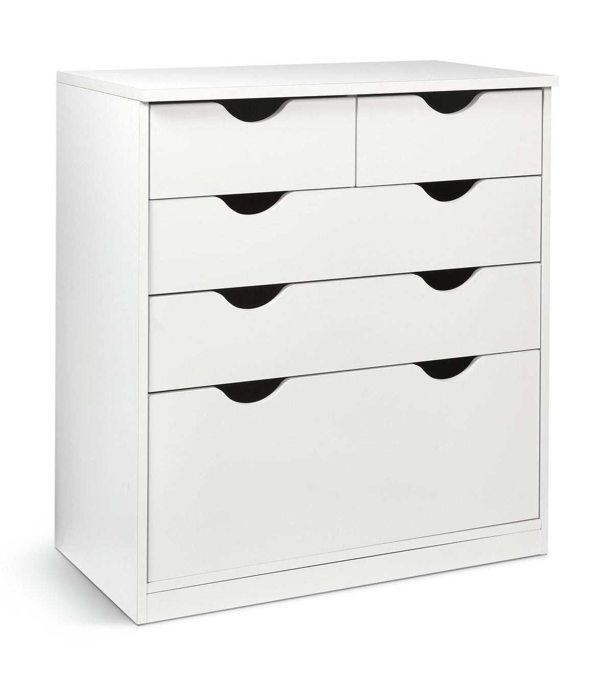 Kids Pagnell 5 Drawer Chest - White | White Chest of Drawers