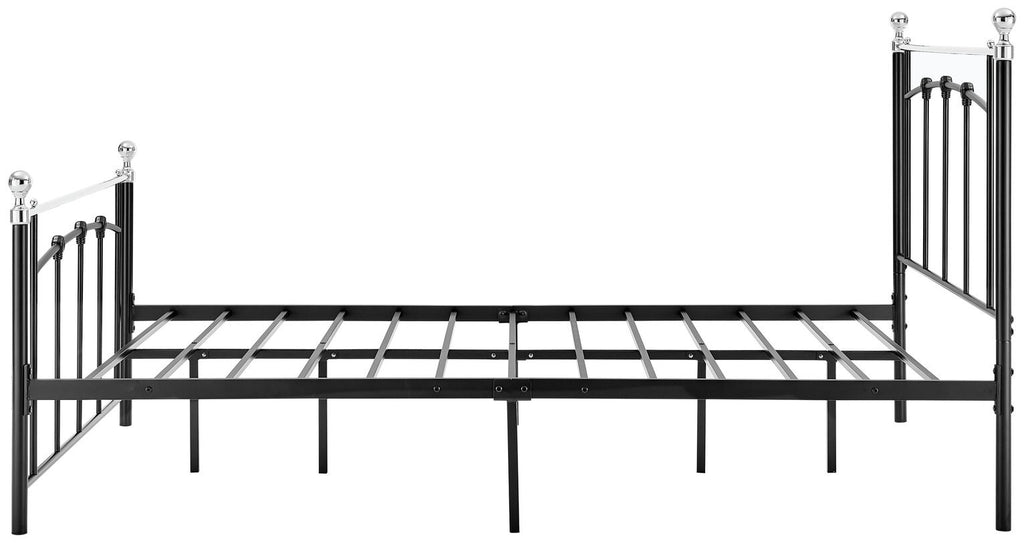 Yani Double Metal Bed Frame - Black