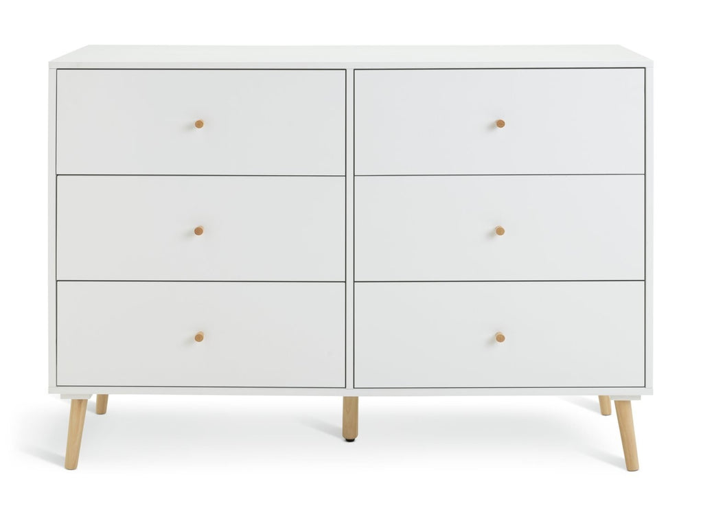 Habitat Otto 3+3 Drawer Chest - White ( B Grade 56501- 56495 )