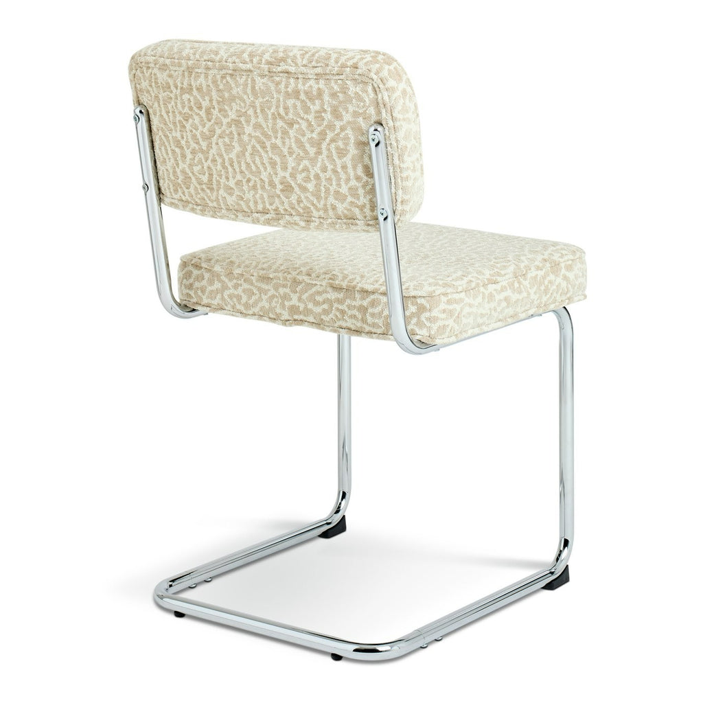 Enzu Metal Dining Chair - Leopard | Animal print interior furniture