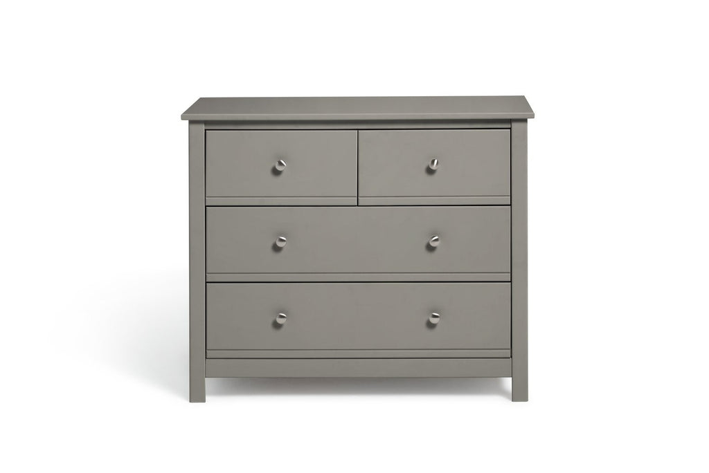Brooklyn 4 Drawer Chest- Grey | Grey dresser