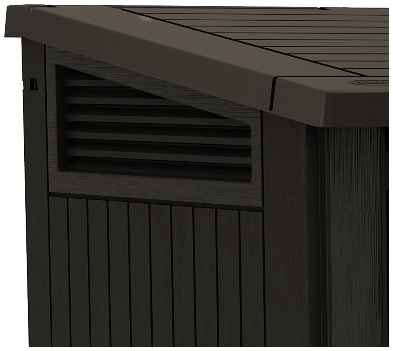 Keter Store It Out Midi 880L Garden Storage Box- Brown ( B Grade 19551)