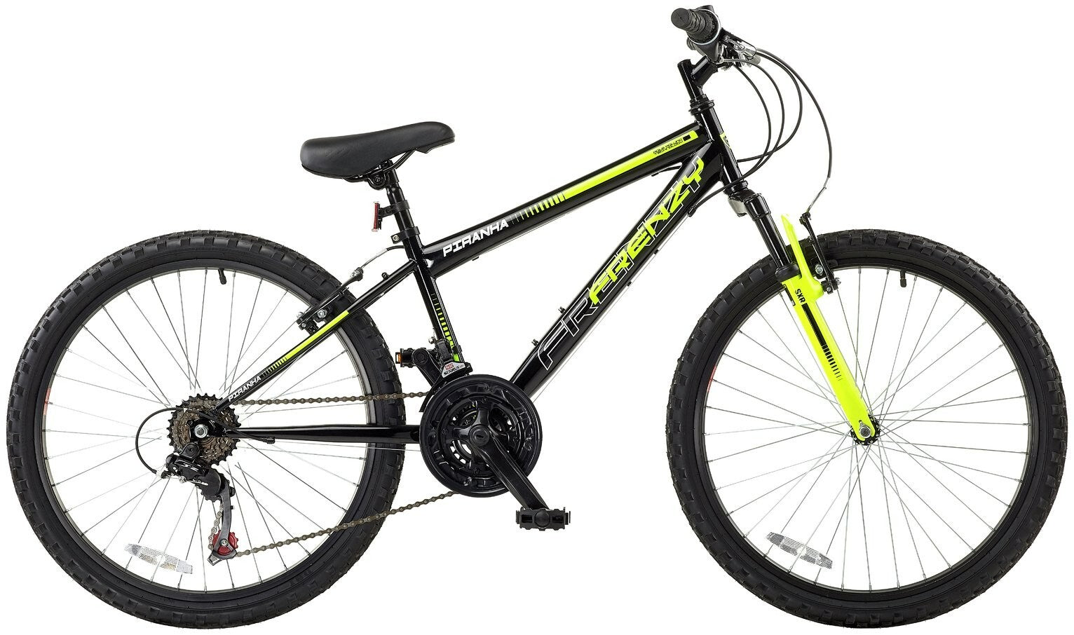 Piranha Frenzy 24 Inch Wheel Size Boys Mountain Bike