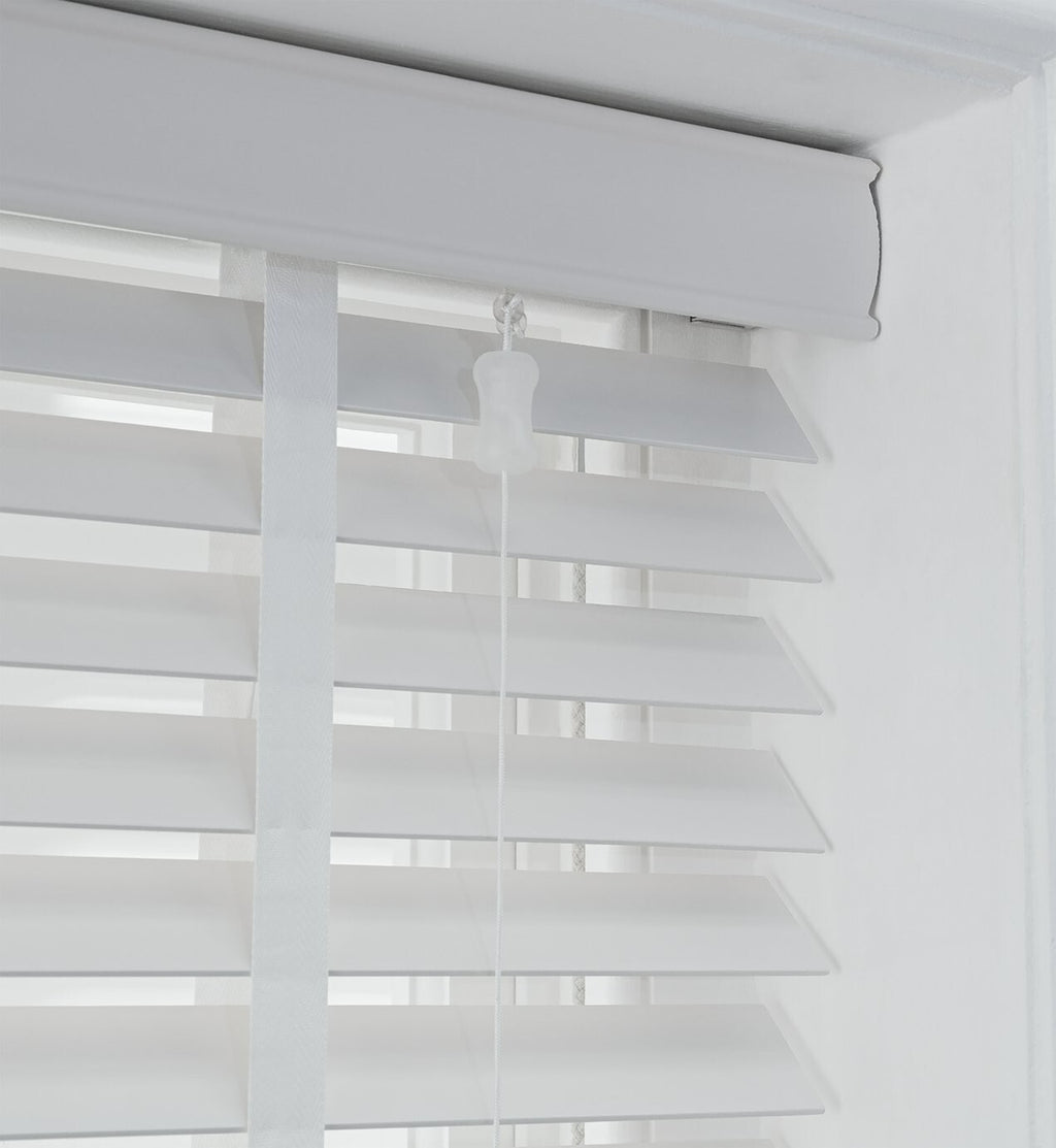 Elliott 50mm Wooden Tape Venetian Blind - White
