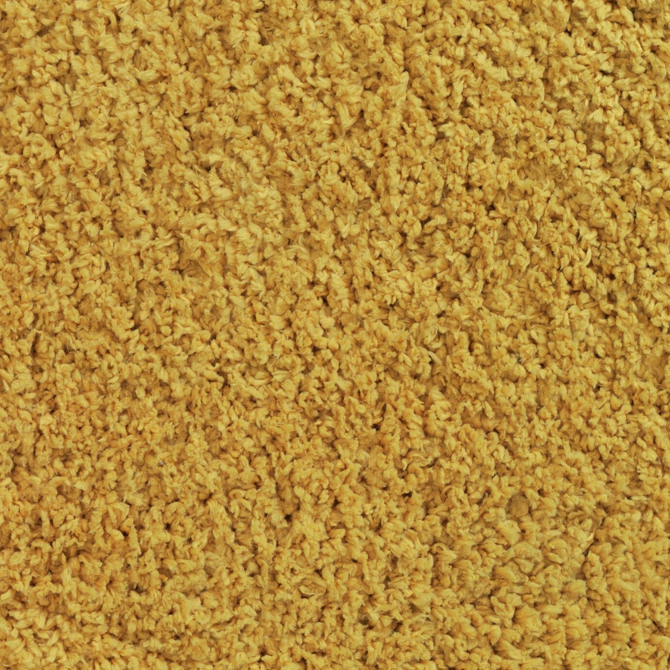 Habitat Recycled Plain Cosy Shaggy Rug - 160x230cm - Mustard
