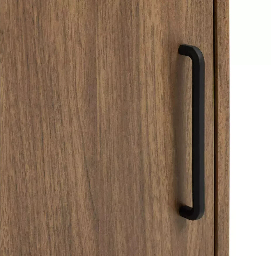 Habitat Oldham 1 Door Bedside Table - Walnut | Walnut Bedside Cabinet Storage