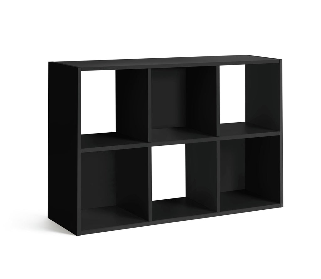 Squares 6 Cube Storage Unit - Black