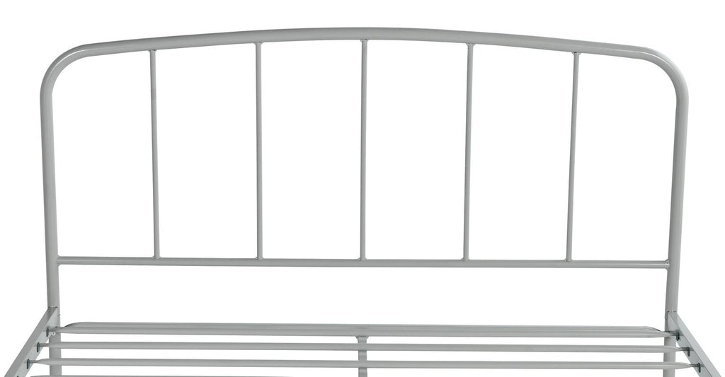 Freja Small Double Metal Bed Frame - Silver