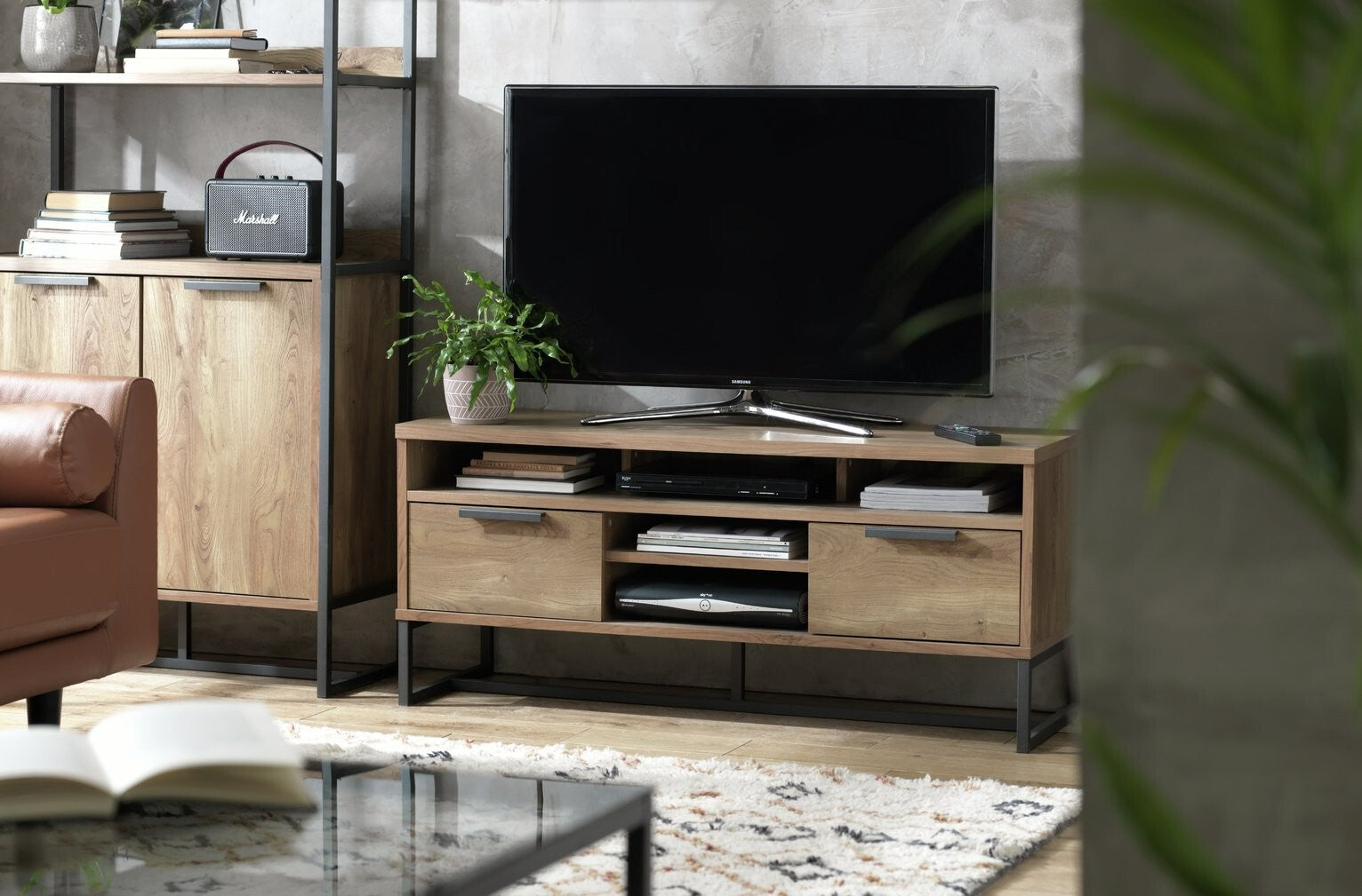 Nomad TV Unit - Oak Effect