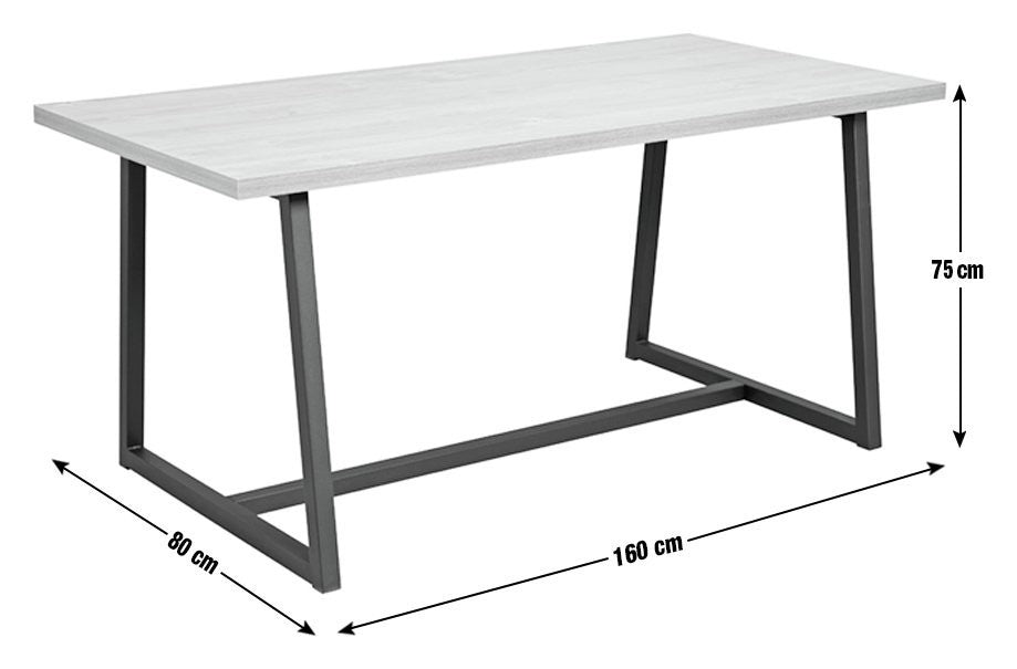 Nomad 160cm Dining Table - Natural | Rectangular dining table