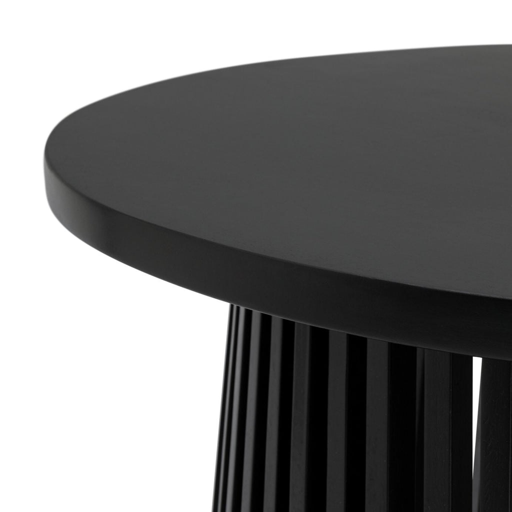 Habitat Jericho Round Coffee Table Black | Modern Design Living ( B Grade )