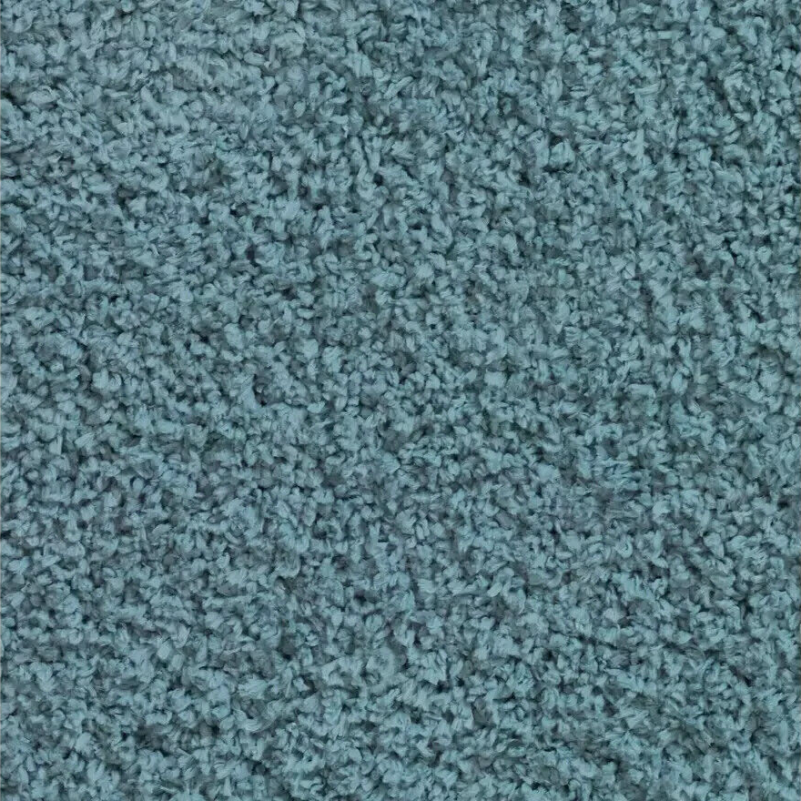 Habitat Recycled Cosy Plain Shaggy Rug - 160x230cm - Blue