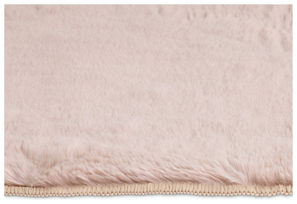 Cosy Soft Blush Short Pile Rug - 230x160cm