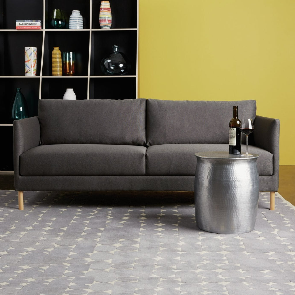 Habitat Penrose Patterned Wool Rug - 170x240cm - Grey