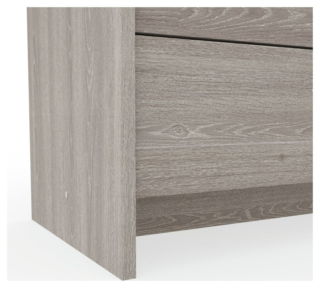 Seville 2 Piece 1 Door Wardrobe Set - Grey & Oak
