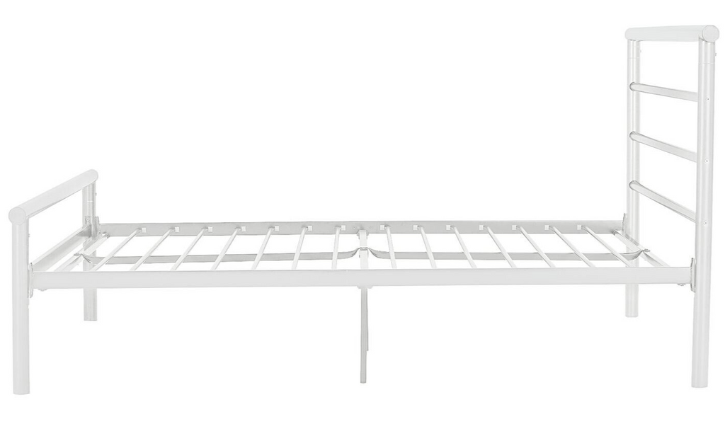 Avalon Small Double Metal Bed Frame - White ( B Grade 37136 - 37134 )
