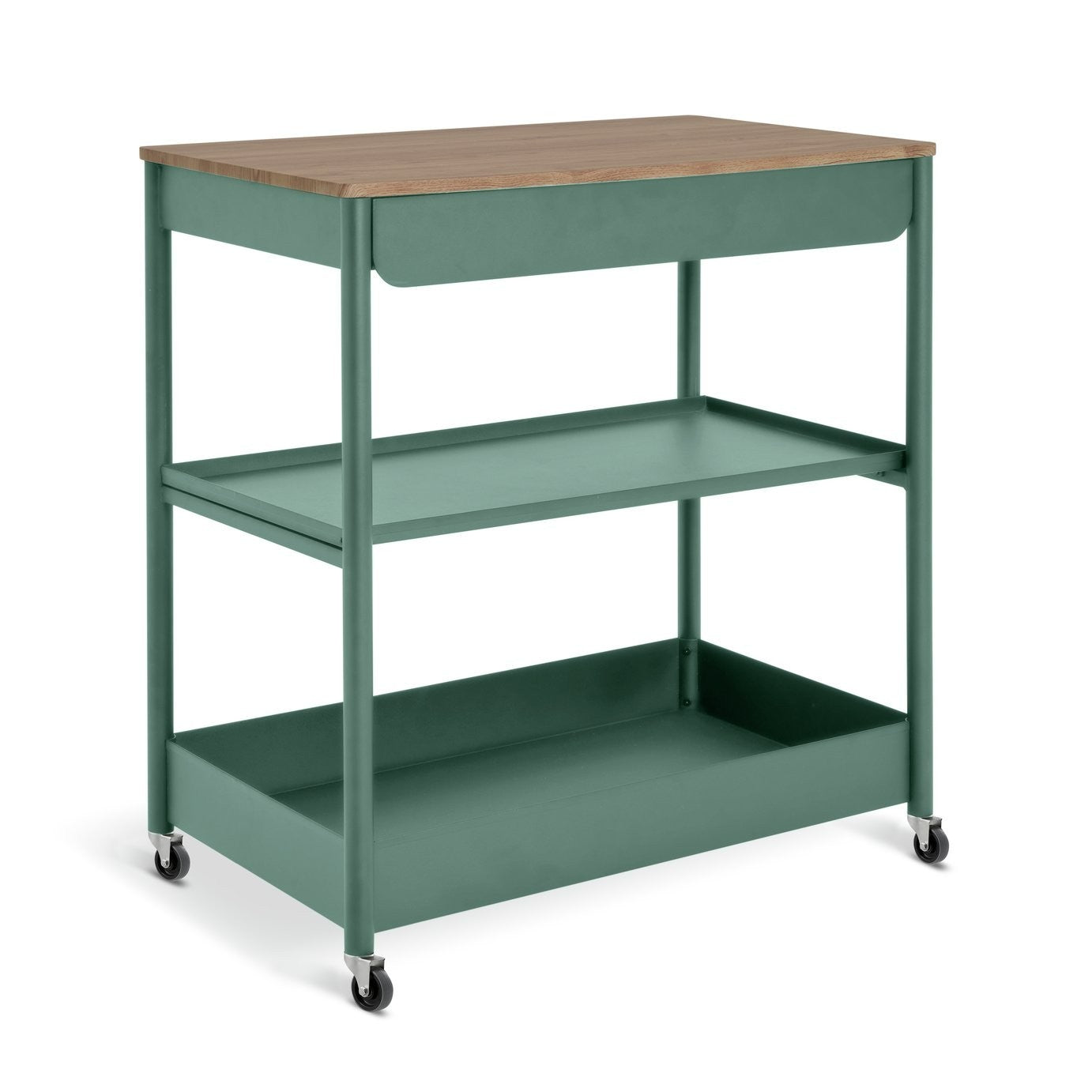 Kaylo Metal Kitchen Trolley - Blue | Utility cart for kitchen