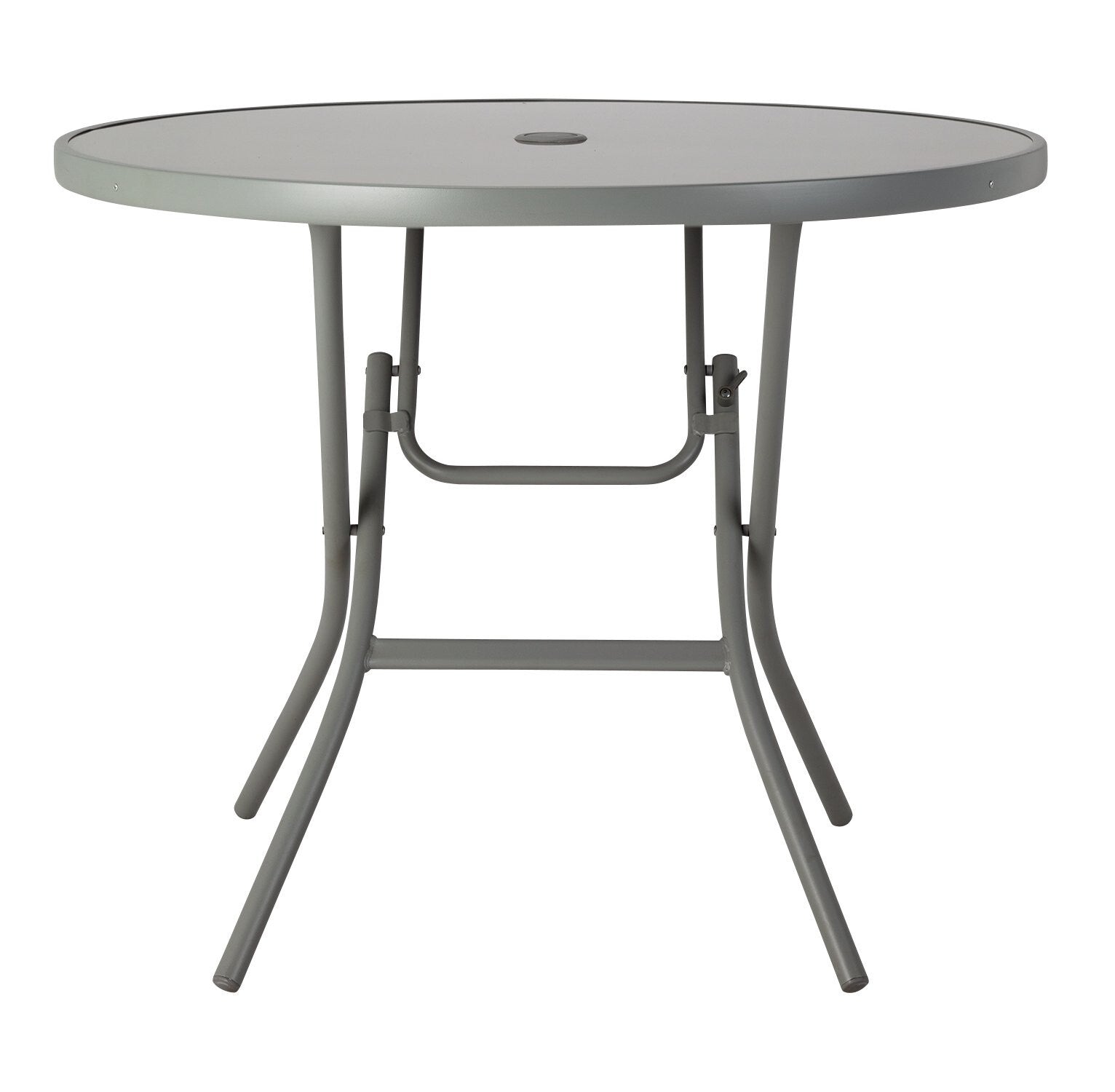 Sicily Garden Table and Parasol Set (No Chairs) - Grey