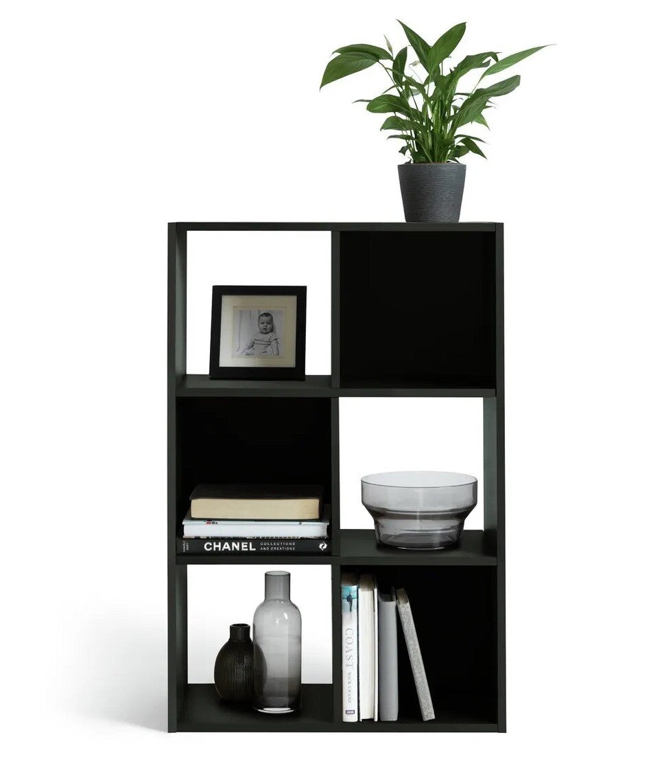 Squares 6 Cube Storage Unit - Black