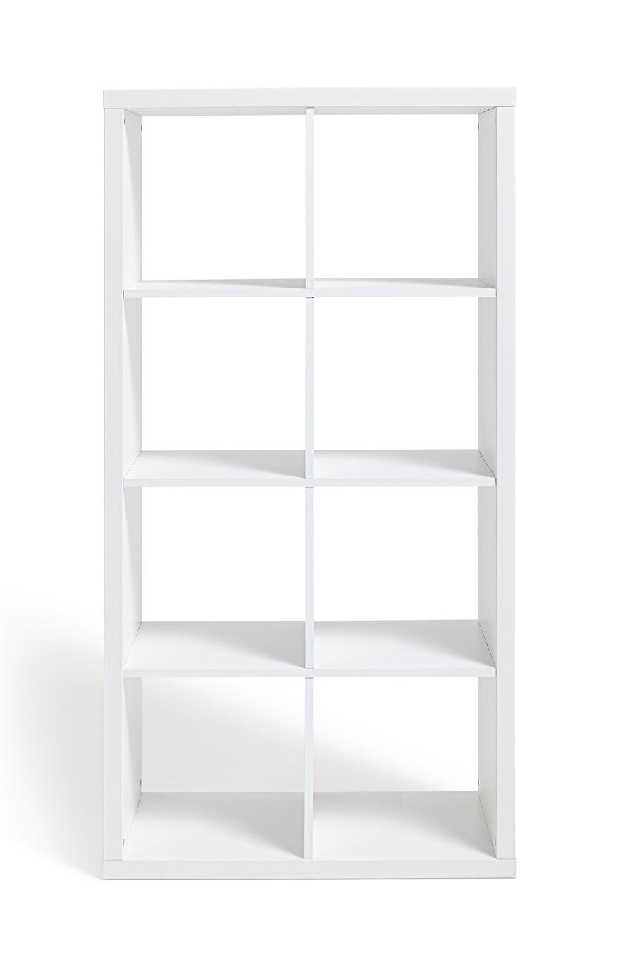 Squares Plus 8 Cube Storage Unit - White  ( B Grade 36719 - 36723 )