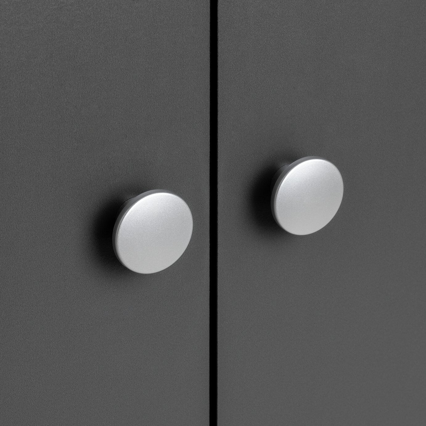 Seville 2 Door Wardrobe - Anthracite ( B Grade )