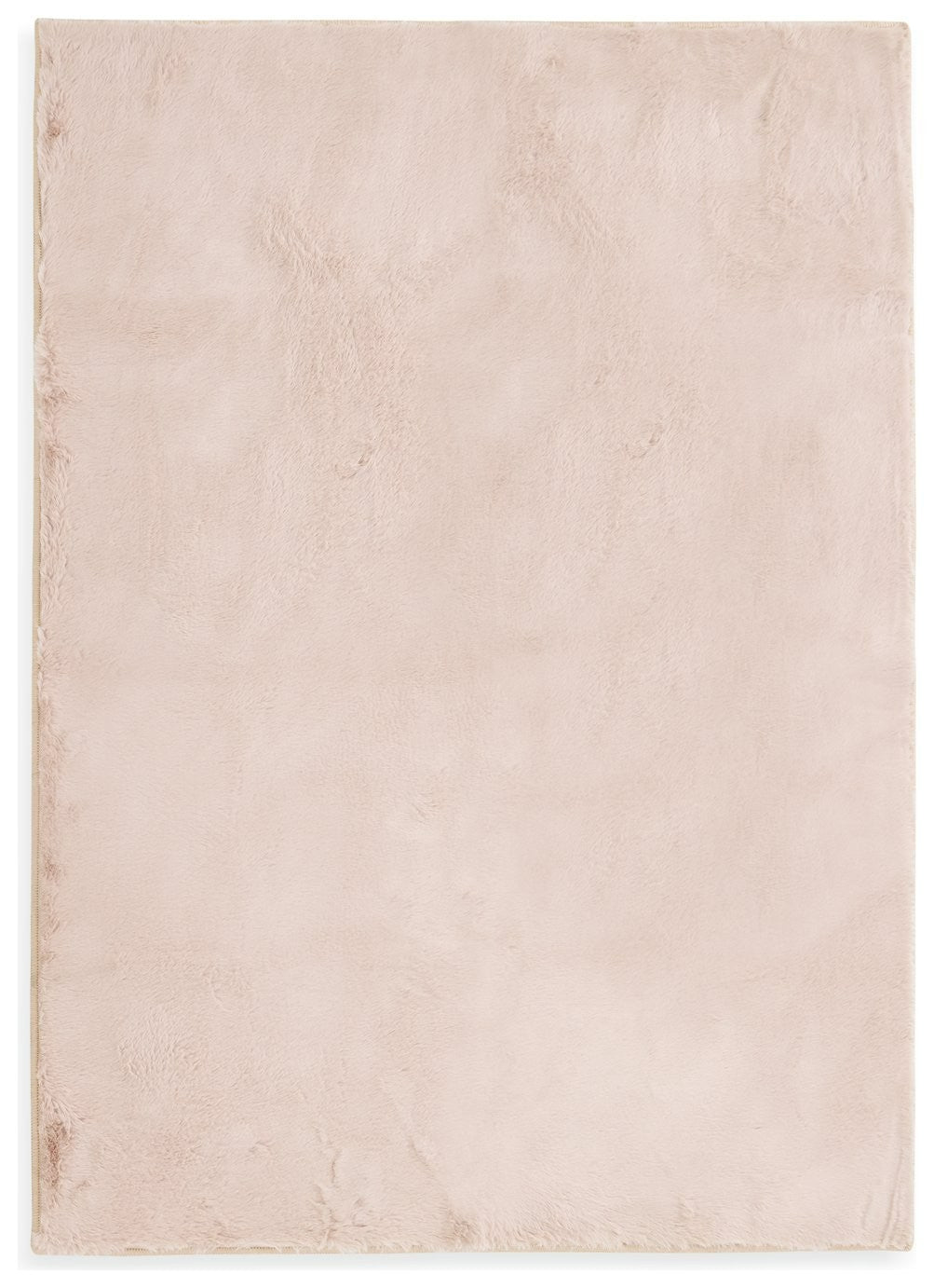 Cosy Soft Blush Short Pile Rug - 230x160cm