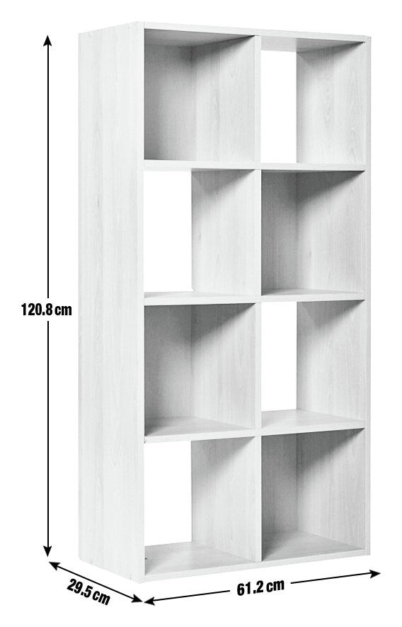 Habitat Home Squares 8 Cube Storage Unit - Grey | Modular Organizer ( B Grade )