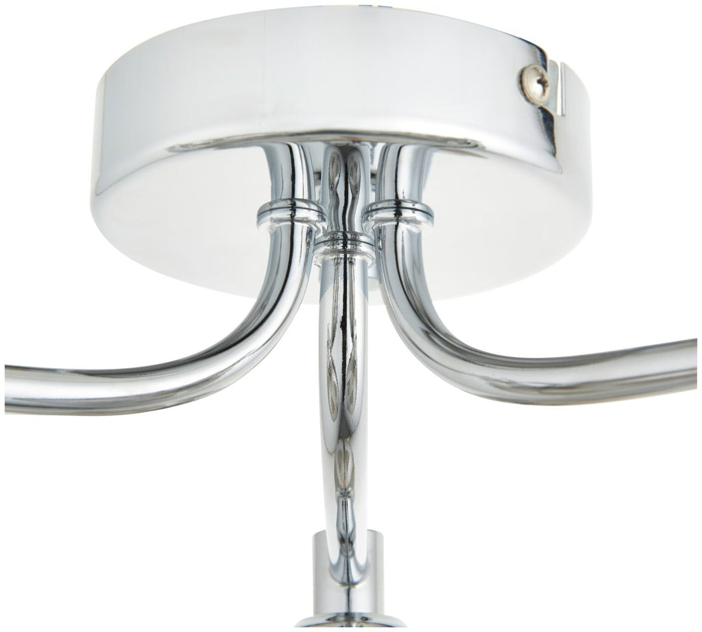 Shore Light Bartlett Metal 3 Light Ceiling Light- Smoke Grey