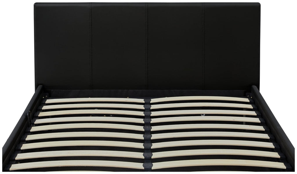 Lavendon Small Double Side Open Ottoman Bed-Black ( B Grade 52751 - 52752 )