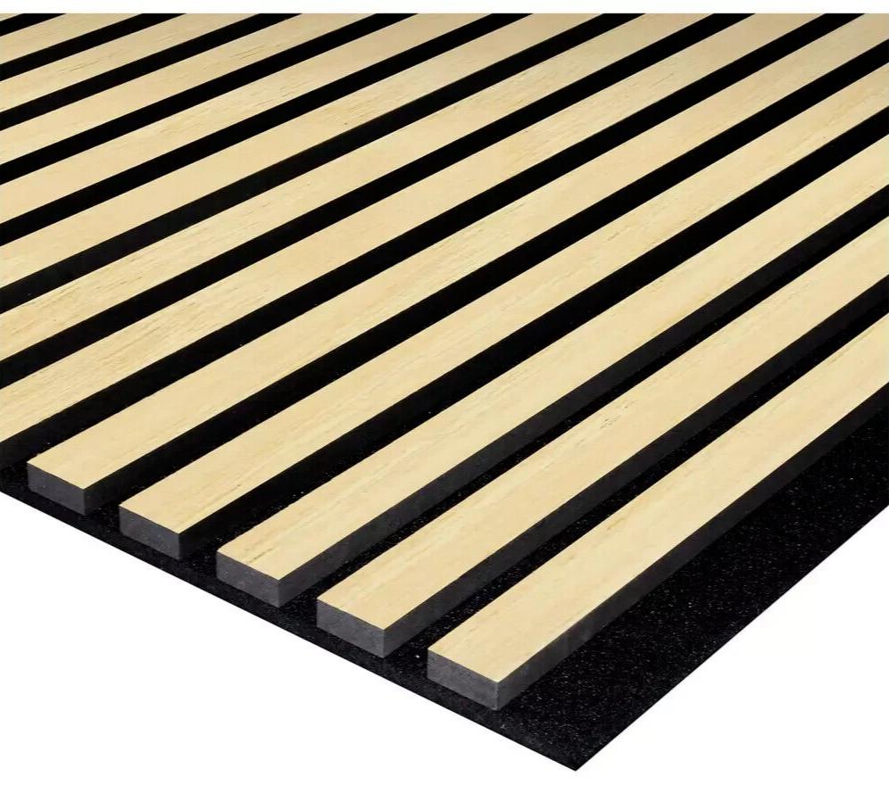 Kraus Acoustic Veneer Ash 1.2 M Wall Panel - Pack of 3