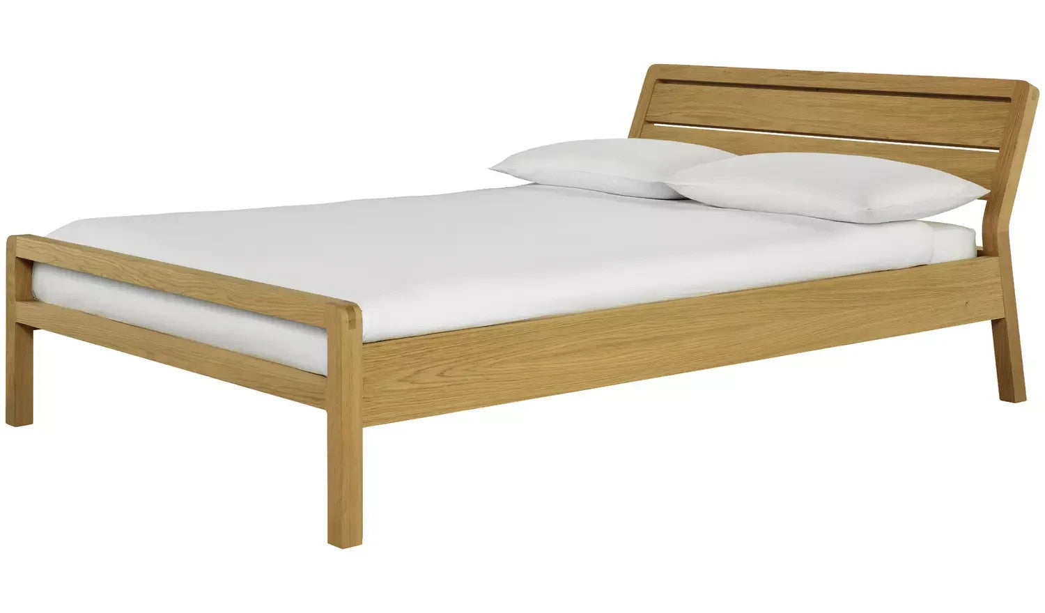 Radius Kingsize Wooden Bed Frame - Oak | Kingsize bed frame