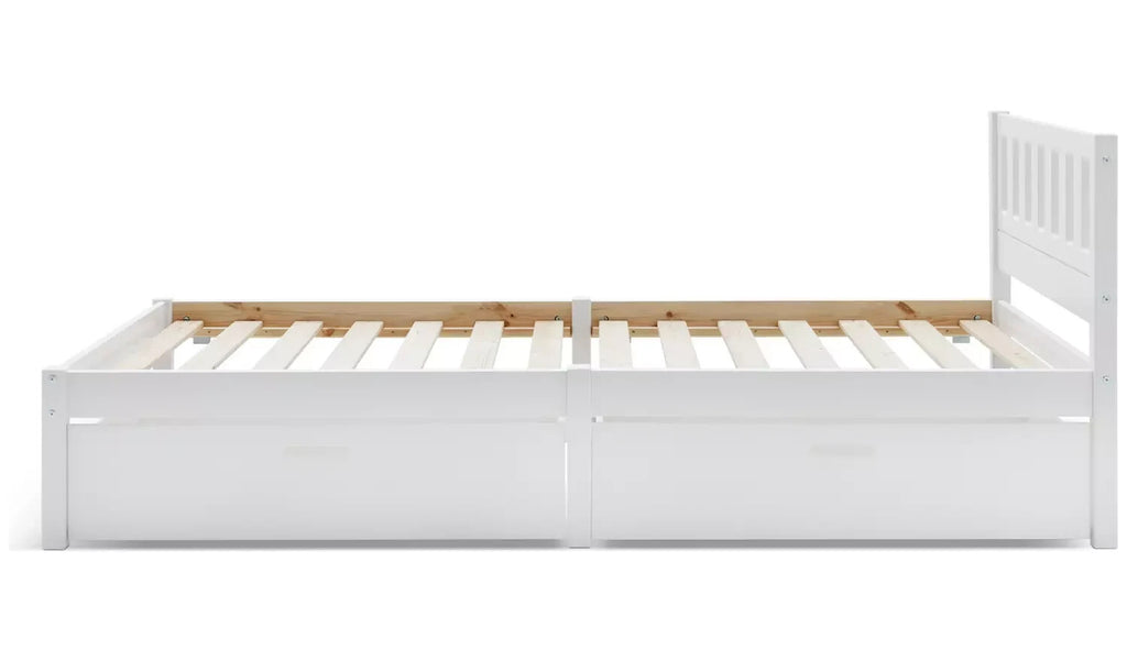 Habitat Ronnie Single Bed Frame and Drawer - White ( B Grade 12671 - 12669 )